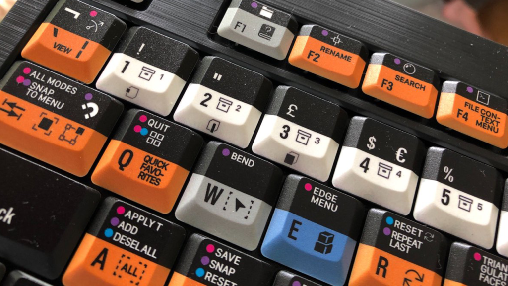 Keyboard For Blender 3D Artist Salman Naseem